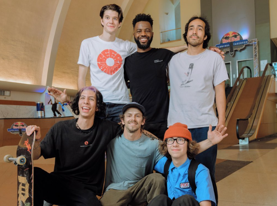 Members of the Sixth Ave crew recently competed at the second annual skate and film contest Red Bull Terminal Takeover.