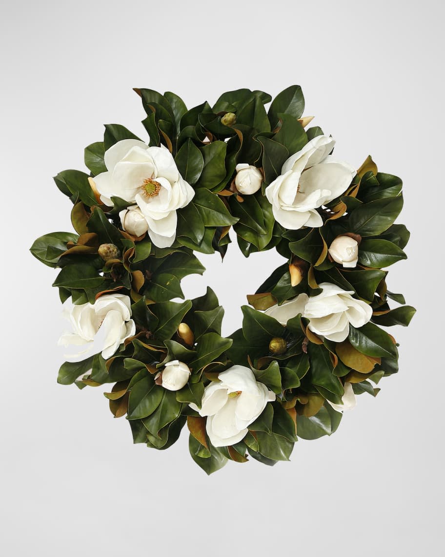 <p><a href="https://go.redirectingat.com?id=74968X1596630&url=https%3A%2F%2Fwww.neimanmarcus.com%2Fp%2Fwinward-home-magnolia-wreath-prod229980165&sref=https%3A%2F%2Fwww.elledecor.com%2Fshopping%2Fg21206683%2Fsummer-wreaths%2F" rel="nofollow noopener" target="_blank" data-ylk="slk:Shop Now;elm:context_link;itc:0;sec:content-canvas" class="link ">Shop Now</a></p><p>Magnolia Wreath</p><p>Neiman Marcus </p><p>$535.00</p>