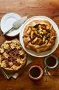 <p>Spread fall cheer by delivering a freshly baked dessert to a neighbor or family member. Ask them to do the same. Now that's the ideal "pay it forward!"</p><p><strong>Get the recipes for </strong><a href="https://www.countryliving.com/food-drinks/recipes/a5863/granola-pecan-pie-recipe-clx1114/" rel="nofollow noopener" target="_blank" data-ylk="slk:Maple Granola Pecan Pie;elm:context_link;itc:0;sec:content-canvas" class="link "><strong>Maple Granola Pecan Pie</strong></a><em> <strong>(left) </strong></em><strong>and</strong> <strong><a href="https://www.countryliving.com/food-drinks/recipes/a5859/apples-crostata-recipe-clx1114/" rel="nofollow noopener" target="_blank" data-ylk="slk:Apple Crostata;elm:context_link;itc:0;sec:content-canvas" class="link ">Apple Crostata</a>.</strong></p>