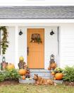 <p>A few quick DIYs (a tobacco basket filled with mini pumpkins, gourds, and magnolia leaves, a magnolia leaf garland with bittersweet vines nestled throughout) plus a few wood logs and a smattering of pumpkins are all it takes to make your entryway the most inviting on the block.</p><p><a class="link " href="https://www.amazon.com/Barnyard-Designs-Tobacco-Baskets-Farmhouse/dp/B07K1PN2LW/ref=sr_1_3?tag=syn-yahoo-20&ascsubtag=%5Bartid%7C10050.g.2063%5Bsrc%7Cyahoo-us" rel="nofollow noopener" target="_blank" data-ylk="slk:SHOP TOBACCO BASKET;elm:context_link;itc:0;sec:content-canvas">SHOP TOBACCO BASKET</a></p>