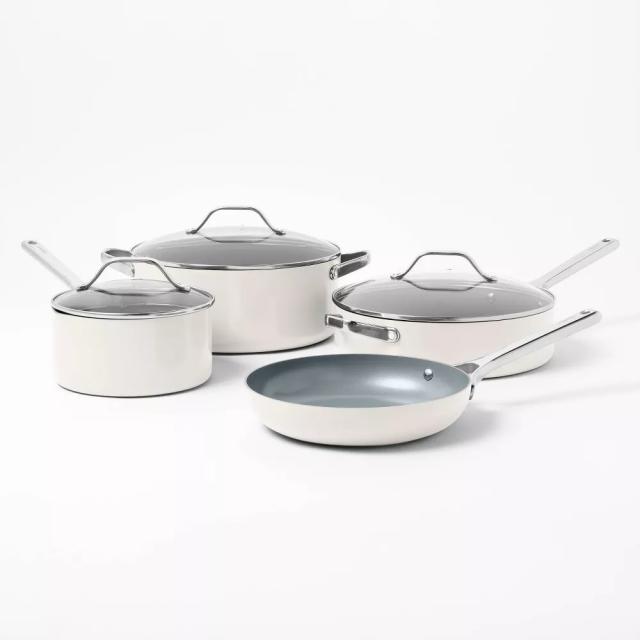 We Spotted a New Caraway Cookware Set Dupe That Only Costs $100 — Get It  Before It Sells Out