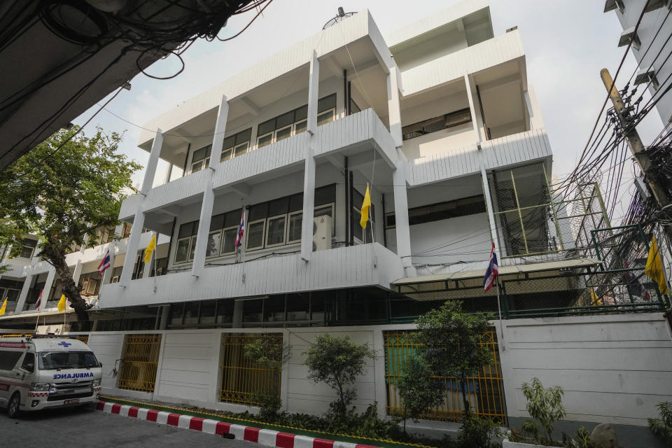 This photo shows an exterior of the Immigration Detention Center in Bangkok, Thailand, Tuesday, Jan. 30, 2024. Members of Bi-2, a visiting dissident rock band that has been critical of Moscow’s war in Ukraine, were arrested Thursday in Thailand's southern resort island of Phuket for playing without proper working papers and sent to the immigration jail in Bangkok, according to Sunai Phasuk of Human Rights Watch and reports in the Israeli press. The band members might face deportation to Russia, according to the human rights advocates and fans on Monday. (AP Photo/Sakchai Lalit)