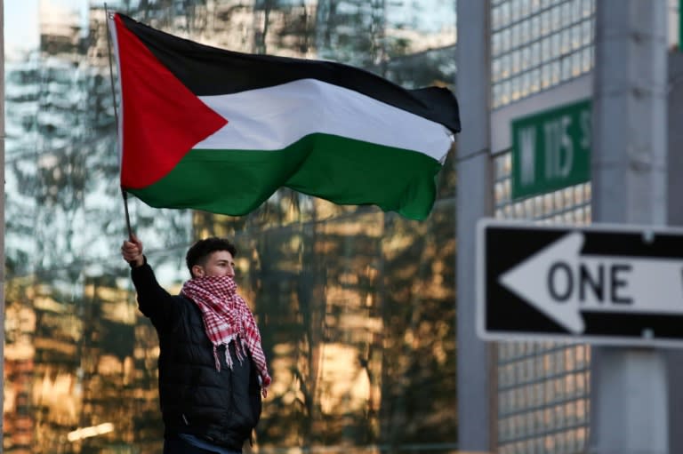 Días de protestas pro-palestinas han sacudido a la prestigiosa Universidad de Columbia en Nueva York (Leonardo Munoz)