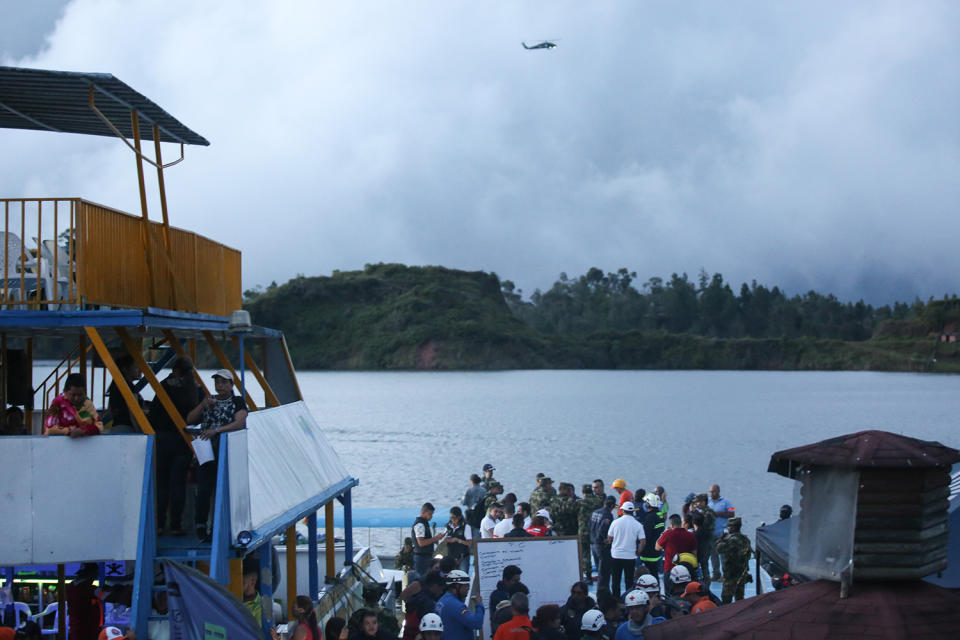 Dozens missing after Colombia tourist boat sinks in reservoir