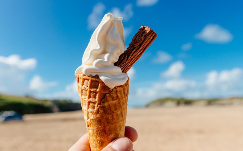 The UK is basking in ideal weather for ice cream - This content is subject to copyright.