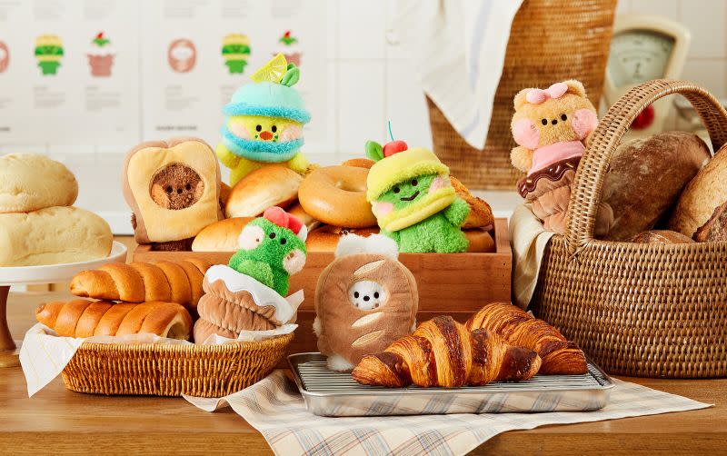 ▲LINE FRIENDS WORLD快閃店內有超可愛的Bread minini小玩偶販售。(圖／官方提供)