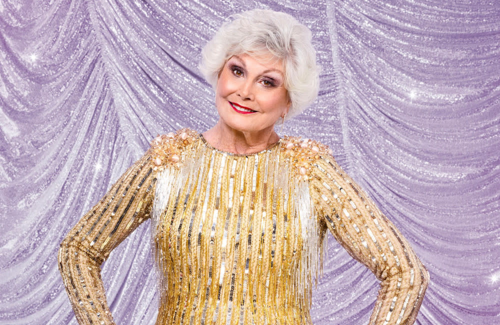 Angela Rippon has joked she and her dance partner Kai Widdrington won’t fall prey to ‘the Strictly curse’ credit:Bang Showbiz