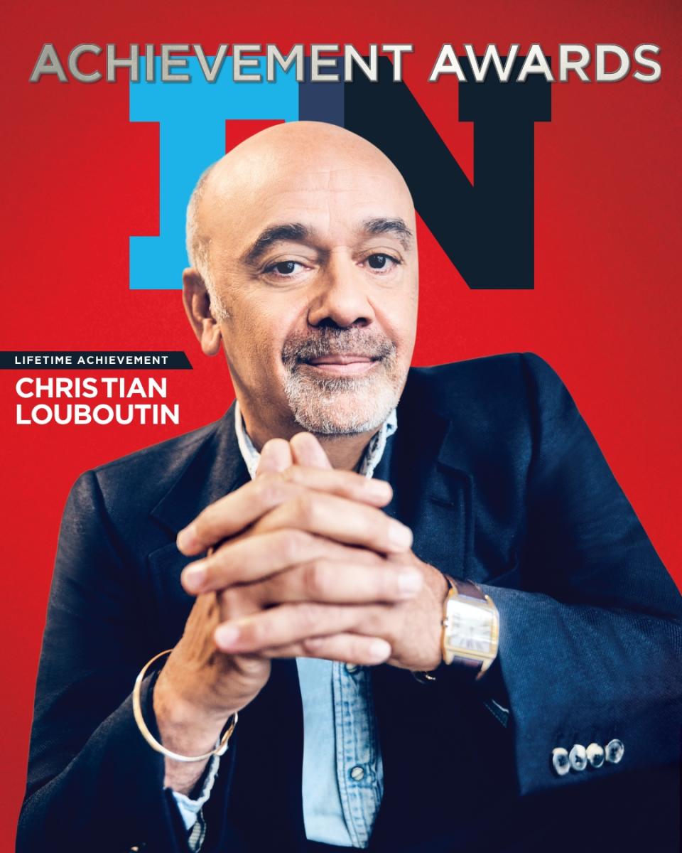 Christian Louboutin on the cover of the 2022 FNAA issue of FN. - Credit: Shayan Asgharnia