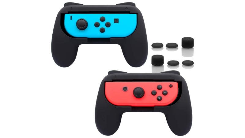 Fastsnail's cute one-Joy-Con grip handles.