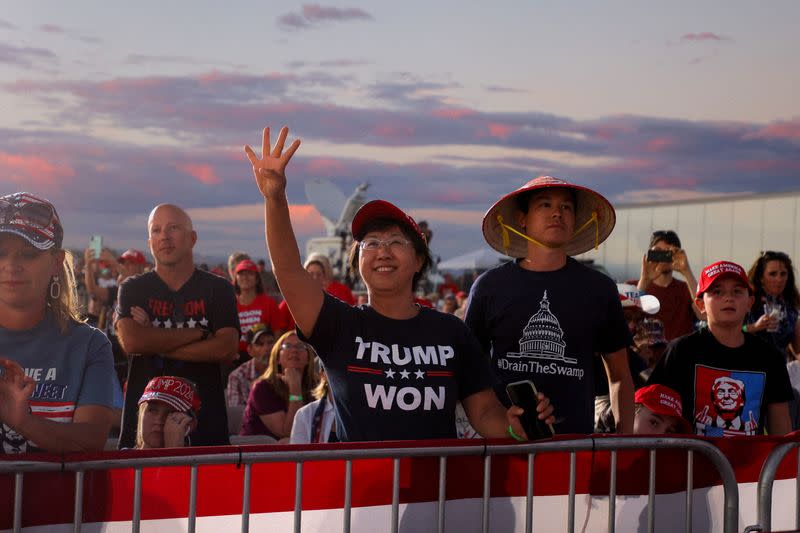 FILE PHOTO: Trump holds rally in Arizona