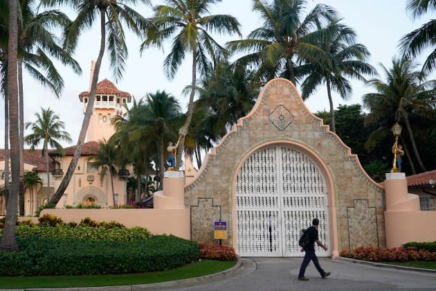 mar-a-lago-visitors.jpg Trump Indictment - Credit: Marta Lavandier/AP