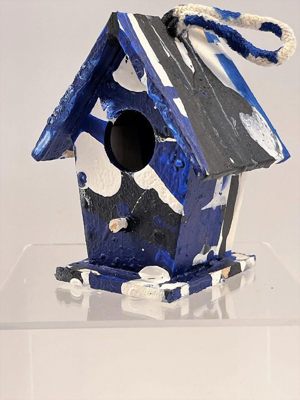 To celebrate Pride month and National Coming Out Day on Oct. 11, Location Gallery asked LGBTQIA+ artists from Savannah to contribute birdhouses to their Love Shax exhibition. This birdhouse was designed by Calvin Woodum.