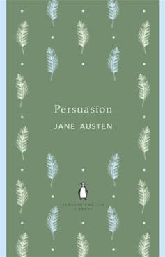 Book cover featuring feathers