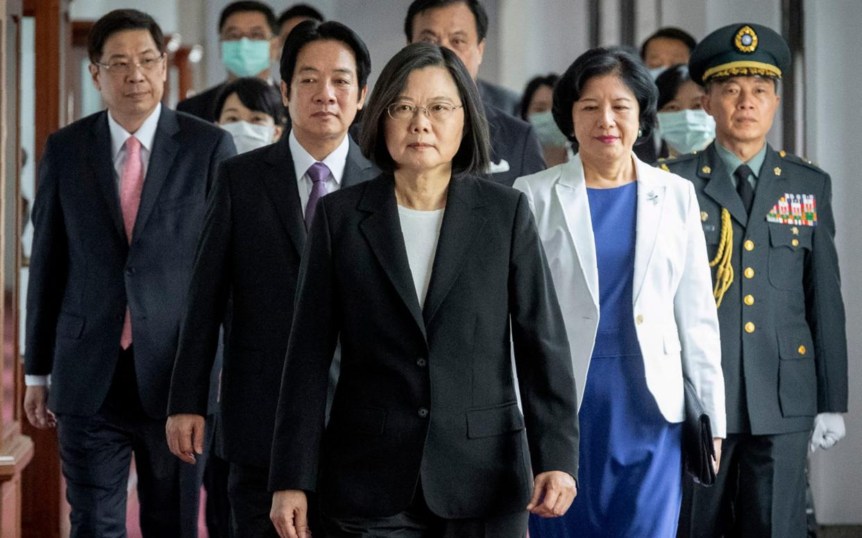 President Tsai Ing-wen enters a second term in office - AP