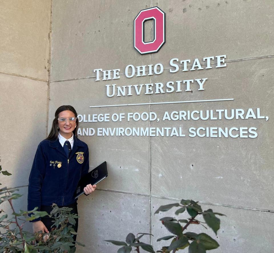 Lexi Perry plans to attend the Ohio State University, join the university’s livestock judging team, and enter the medical program.