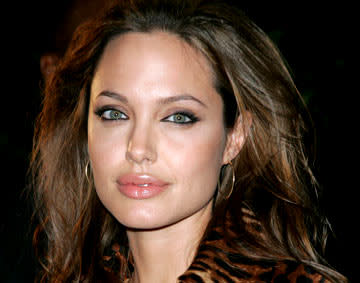 Angelina Jolie at the New York premiere of Dreamworks' Shark Tale