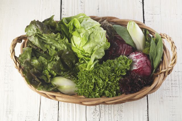 Photo © James And James/Getty Images Basket of Lettuce