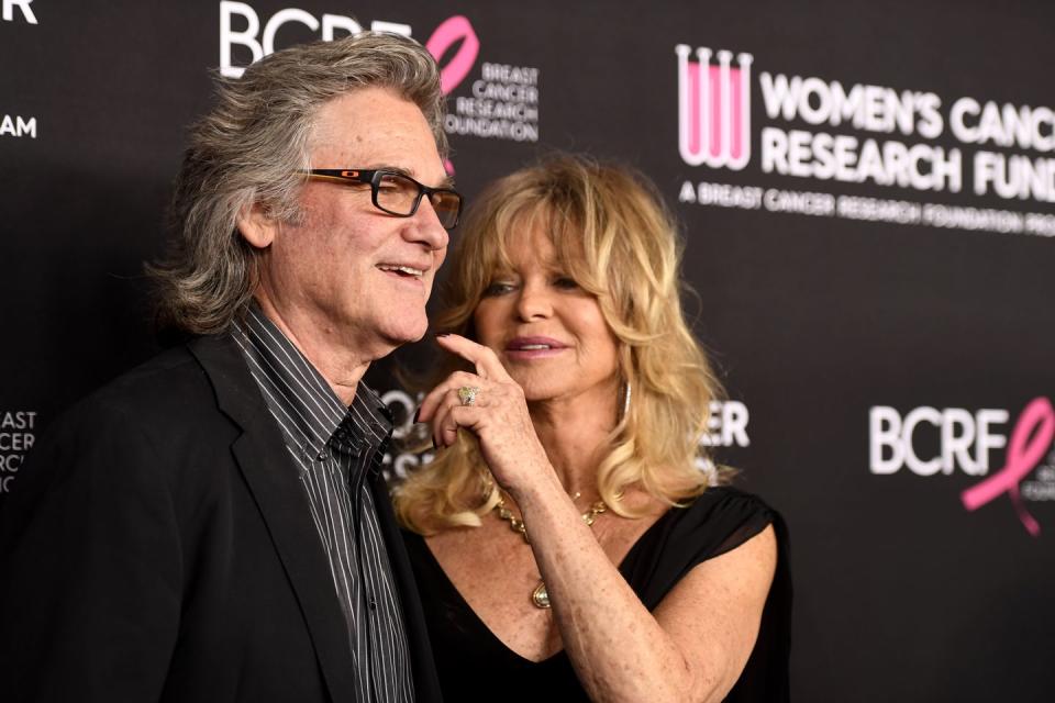 Goldie Hawn and Kurt Russell