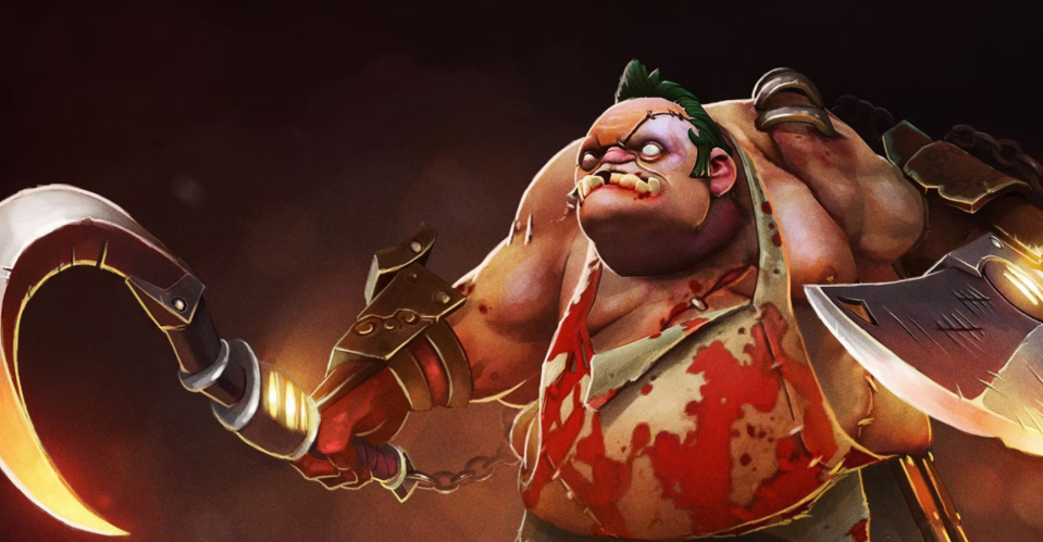 《Dota2》最具受歡迎的英雄「帕吉 Pudge」（圖片來源：Valve）