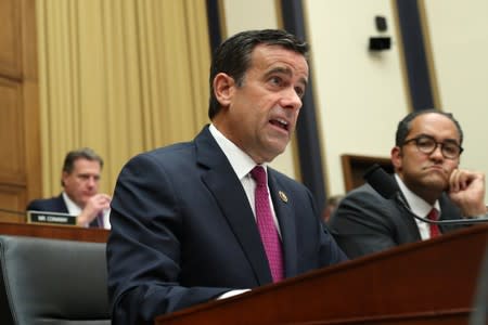 Rep. Ratcliffe (R-TX) questions former Special Counsel Robert Mueller testifies during House Intelligence Committee hearing on the Mueller Report on Capitol Hill in Washington