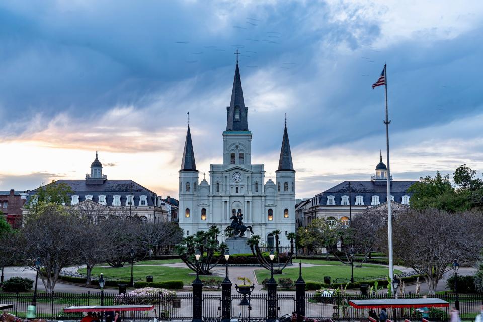 <h1 class="title">Jackson Square at Twilight</h1><cite class="credit">Photo: Getty Images/Rebecca Elise Dunn-Levert</cite>