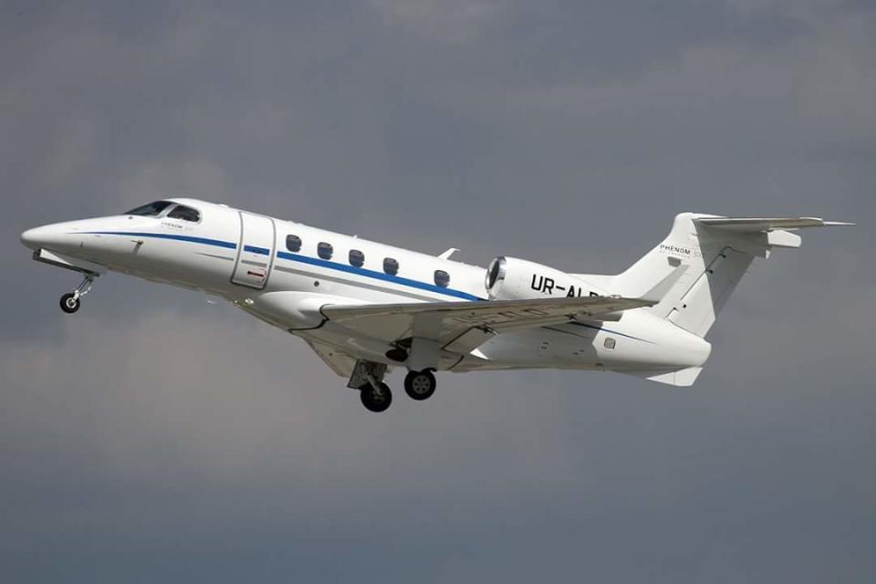 Phenom300型飛機一架造價800萬美元。（圖／飛特立航空提供 , 2017.08 17）