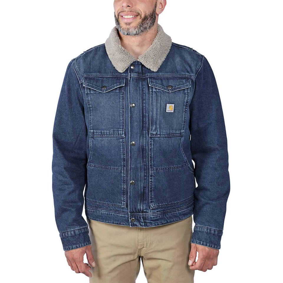 <p><a href="https://go.redirectingat.com?id=74968X1596630&url=https%3A%2F%2Fwww.carhartt.com%2Fproduct%2F106323%2Frelaxed-fit-denim-sherpa-lined-jacket---2-warmer-rating%3FcolorCode%3Dundefined_SW&sref=https%3A%2F%2F" rel="nofollow noopener" target="_blank" data-ylk="slk:Shop Now;elm:context_link;itc:0;sec:content-canvas" class="link ">Shop Now</a></p><p>Denim Sherpa-Lined Jacket (2-Warmer)</p><p>carhartt.com</p><p>$89.99</p>