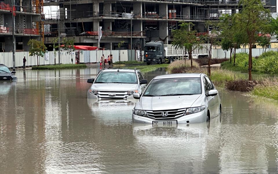 Heavy rain is an unusual event in the desert country