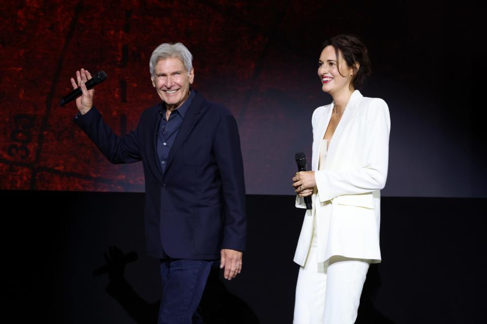 Harrison Ford and Phoebe Waller-Bridge talk Indiana Jones 5