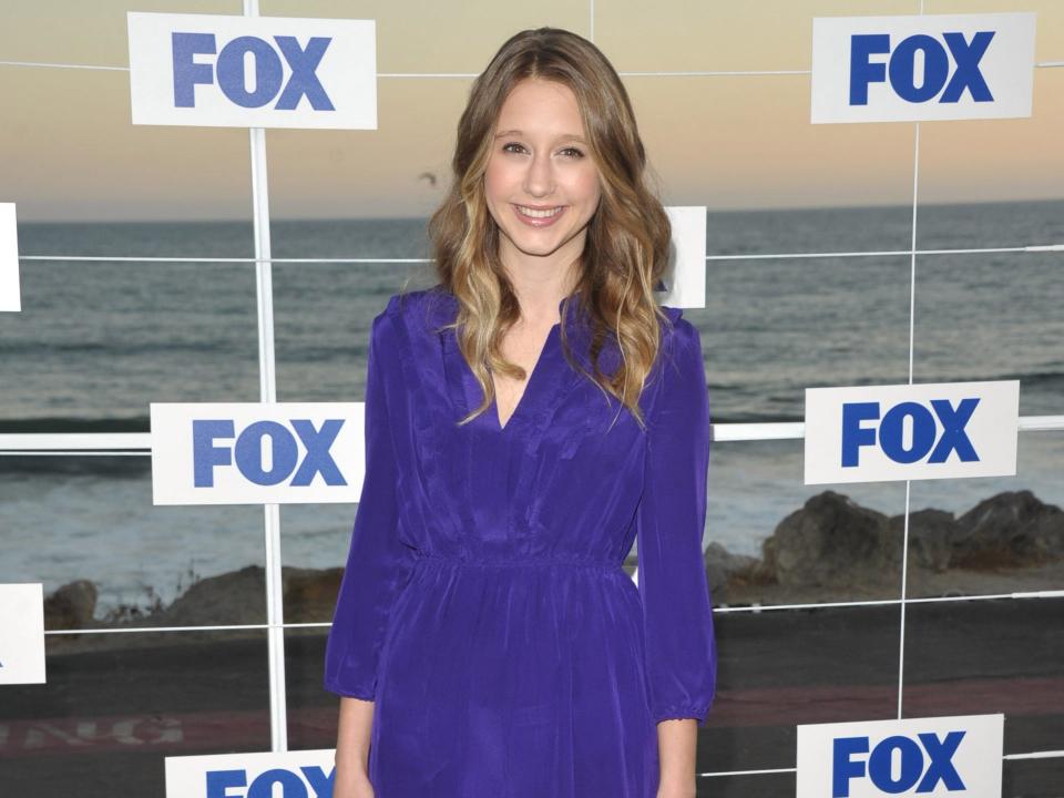 Taissa Farmiga in 2011 wearing a blue dress