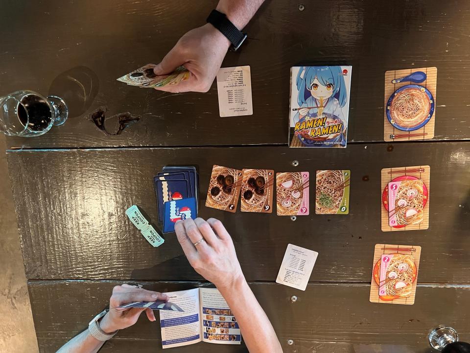 Try out a new game from Bar Game Nights at Hi-Wire Brewing.
