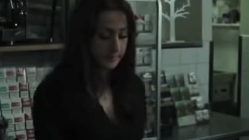 Ellen Nyqvist as a barista in The Girl with the Dragon tattoo reboot