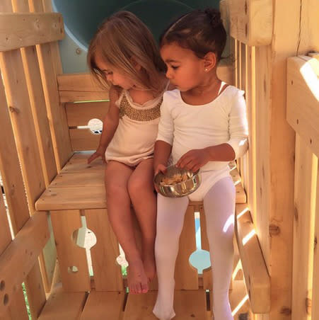How sweet is this candid shot of Penny and Nori? They are literally joined at the hip. Photo: Instagram