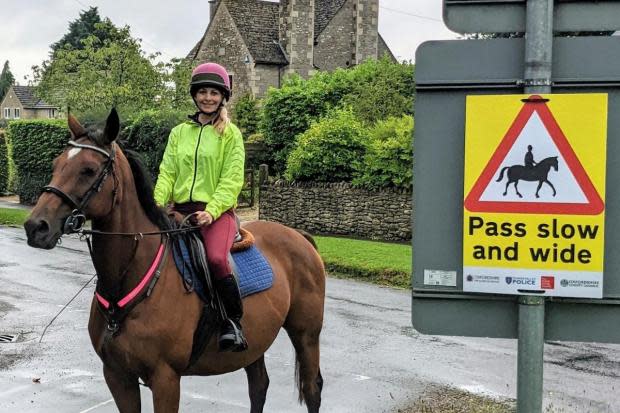 A safety campaign launched by Oxfordshire County Council and the British Horse Society in 2021