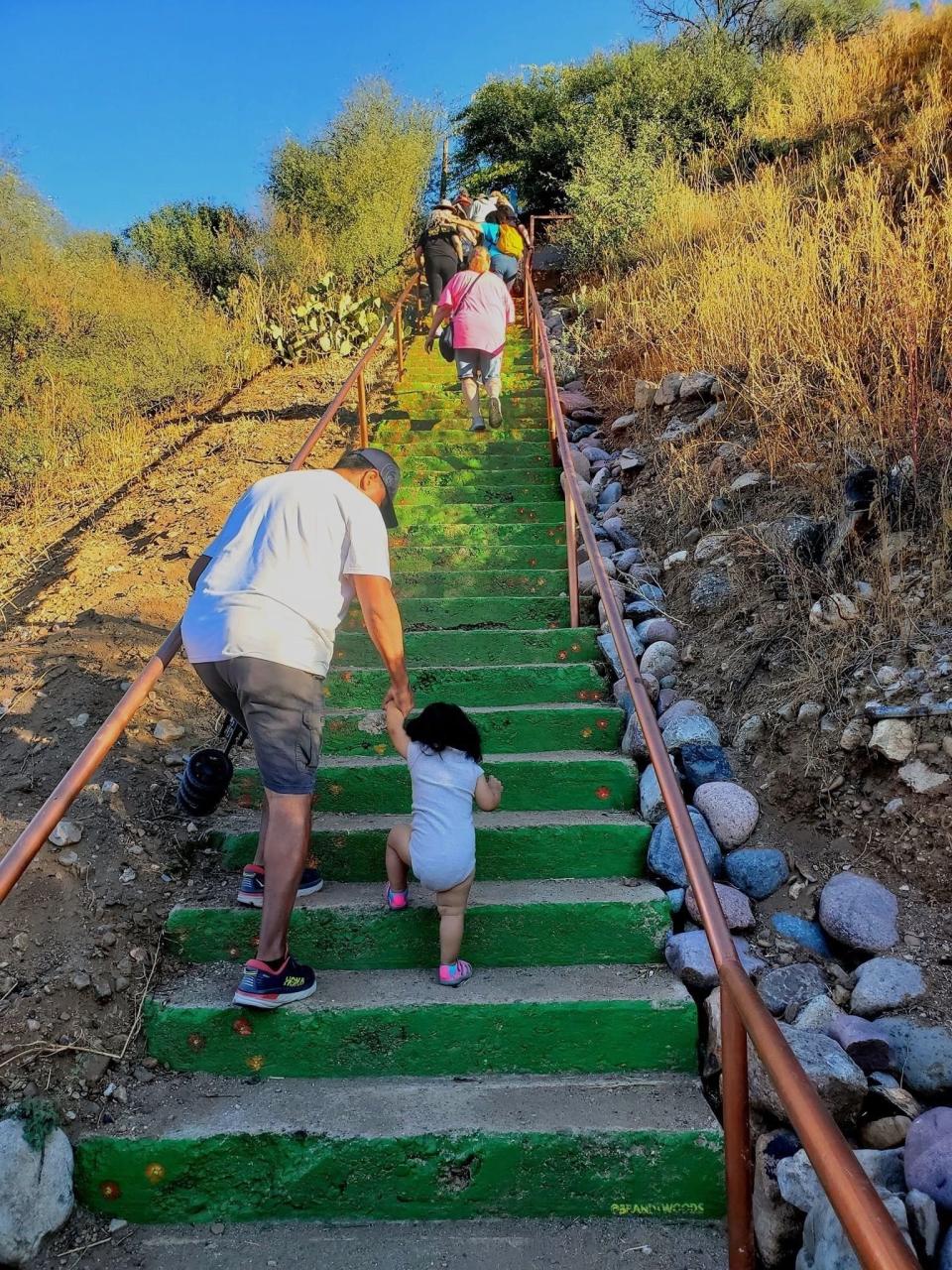 Stairizona staircases in Globe are  always open for locals and visitors to explore.