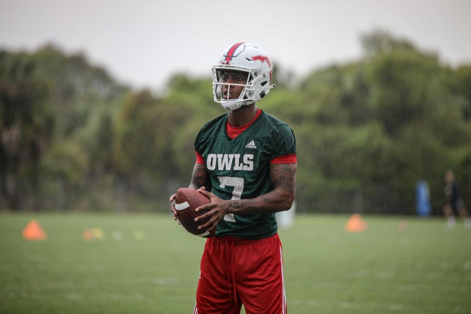 N'Kosi Perry, preparing for his final season at FAU, says he's much more comfortable.