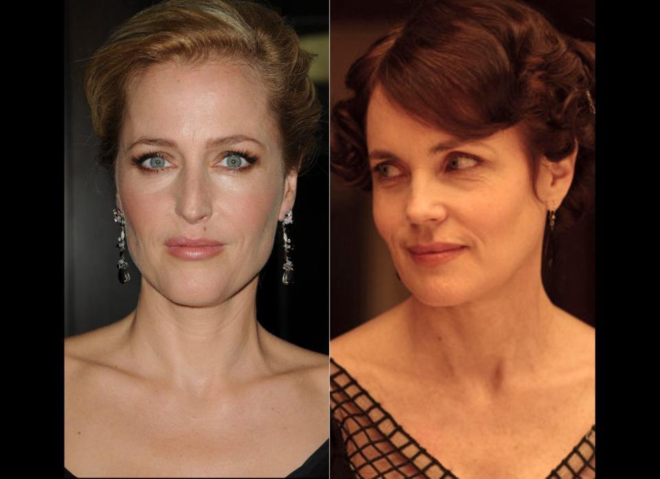 Imagine if Gillian Anderson ("The X-Files") had played Lady Cora on "Downton Abbey." <a href="http://www.huffingtonpost.com/2012/03/15/gillian-anderson-downton-abbey_n_1346920.html" target="_hplink">Anderson admitted to <em>TV Guide Magazine</em></a> that she was offered the role, but passed. Elizabeth McGovern is now the wife of the Earl of Grantham and has already signed on for Season 4 and 5 of the critically-acclaimed drama.  