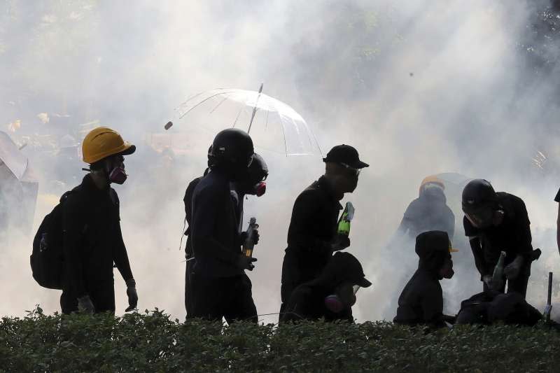 2019年11月，香港反送中示威抗議（AP）