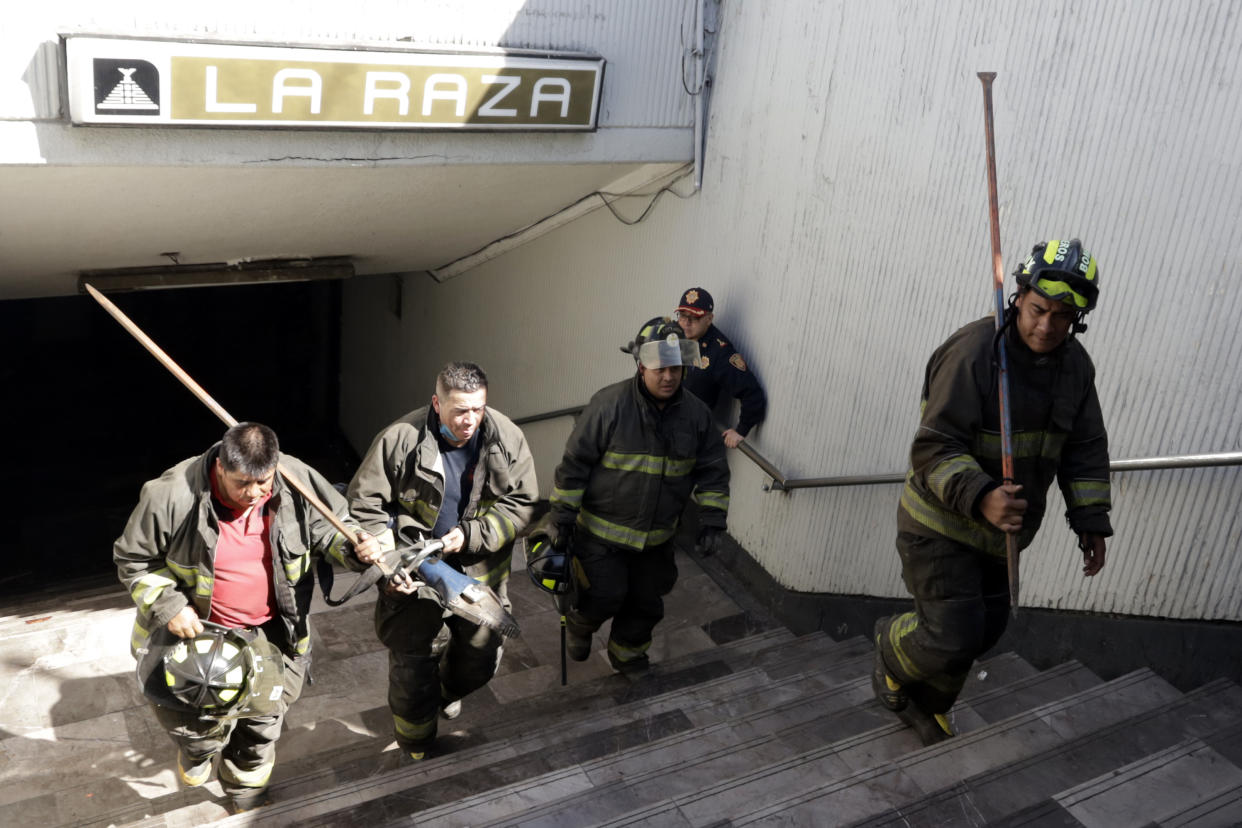 Metro La Raza, estación en la que se registró una colisión el sábado pasado. (Getty Images)