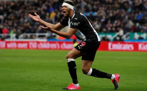 It was a frustrating day for Newcastle and especially their Brazilian star Joelinton who had a goal ruled out for offside  - Credit: Action Images