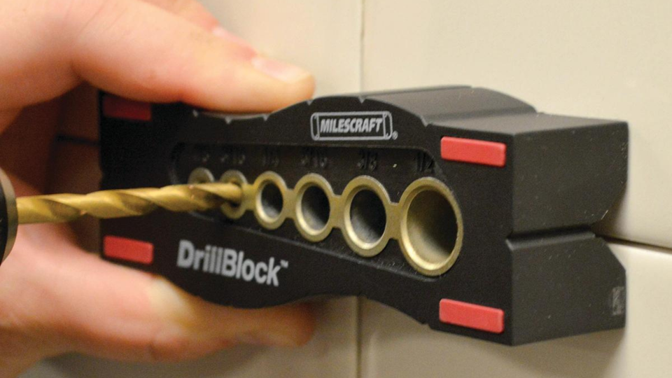 Gifts for woodworkers: The Milescraft Handheld Drill Guide