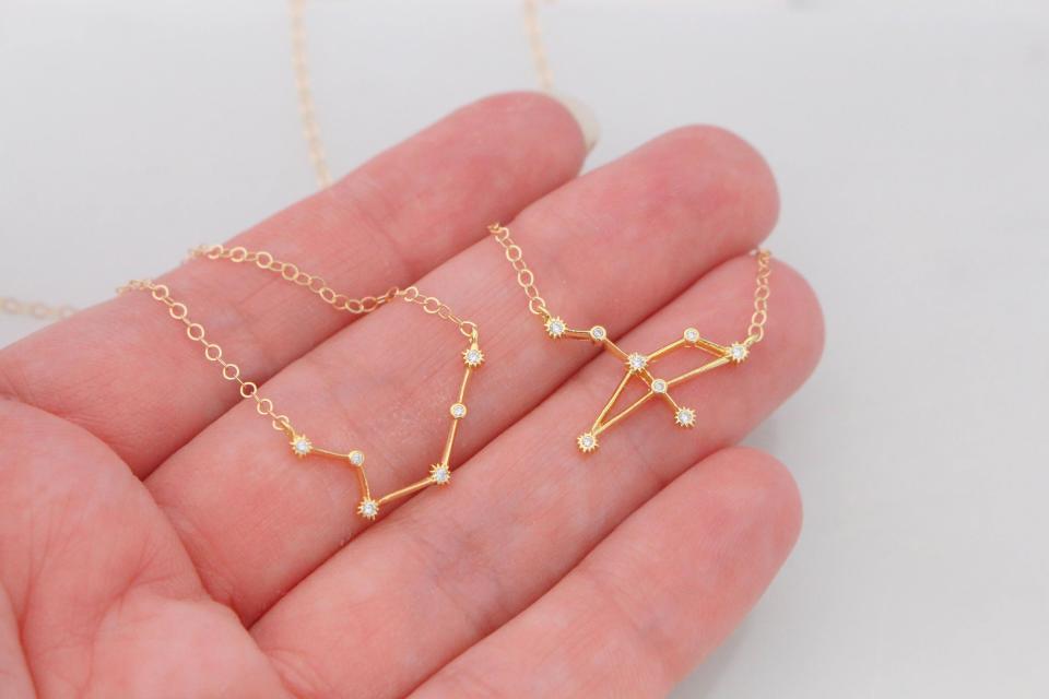 Dainty Zodiac Constellation Necklace