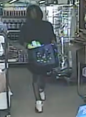 Suspect in store theft, Image courtesy OKCPD