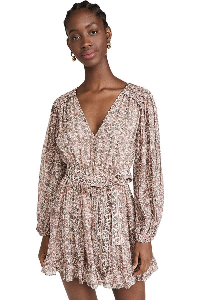 <p><strong>Ulla Johnson</strong></p><p>amazon.com</p><p><strong>$625.00</strong></p><p><a href="https://www.amazon.com/dp/B097NJ6P7W?tag=syn-yahoo-20&ascsubtag=%5Bartid%7C10056.g.37222109%5Bsrc%7Cyahoo-us" rel="nofollow noopener" target="_blank" data-ylk="slk:Shop Now;elm:context_link;itc:0;sec:content-canvas" class="link ">Shop Now</a></p><p>Don't let the iOS weather app make you give up mini dresses for fall. A longsleeve style like Ulla Johnson's is autumn material—just add tights, boots, and your jacket of choice.</p>