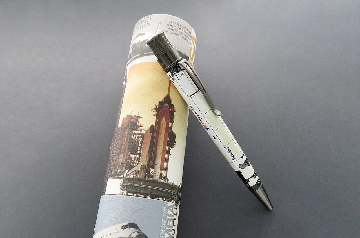  Retro 51's new Space Shuttle Columbia Tornado limited edition pen pays tribute to NASA's first winged orbiter to reach orbit. 