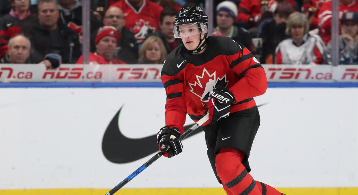 Cale Makar has reportedly turned down an invite to the Olympics. (Photo by Kevin Hoffman/Getty Images)