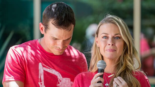 PHOTO: In this June 25, 2019, file photo, Granger Smith and Amber Smith visit Dell Children's Medical Center of Central Texas to present a donation in memory of their son, River Kelly Smith, in Austin, Texas. (Rick Kern/Getty Images, FILE)