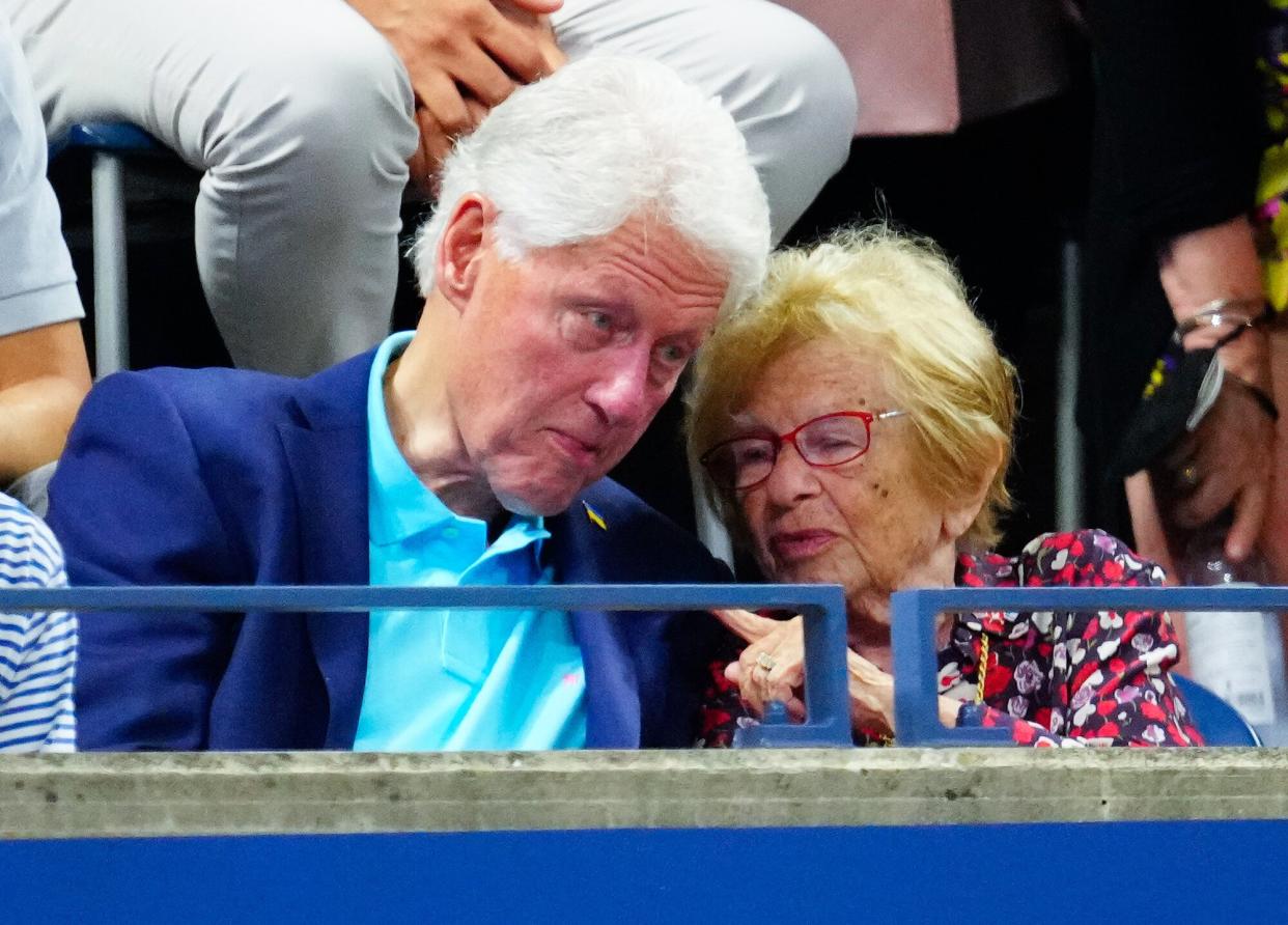 Bill Clinton and Dr. Ruth