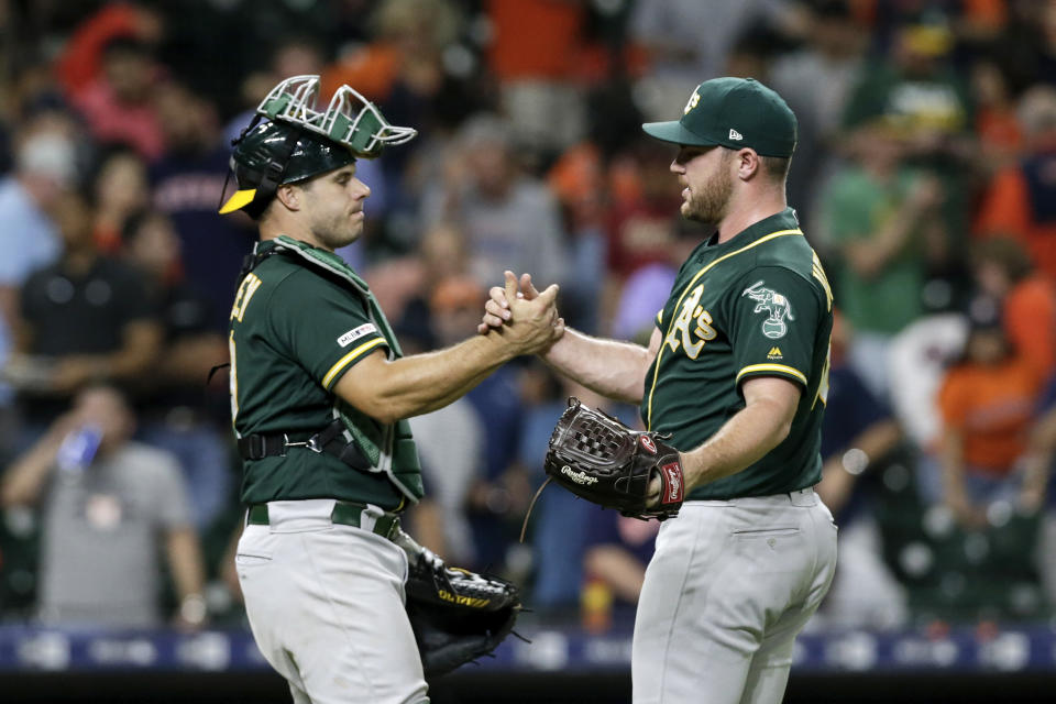 The Oakland Athletics are proving they'll be a difficult team to deal with down the stretch. (Photo by Tim Warner/Getty Images)