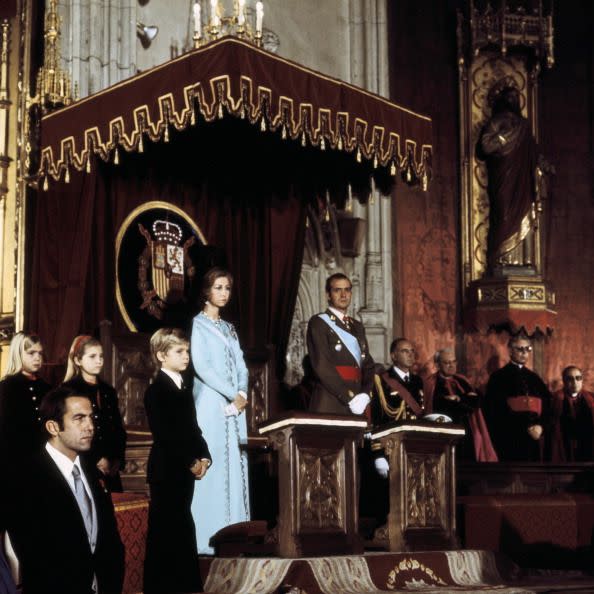 <p>Juan Carlos was named King of Spain in November of 1975. </p>